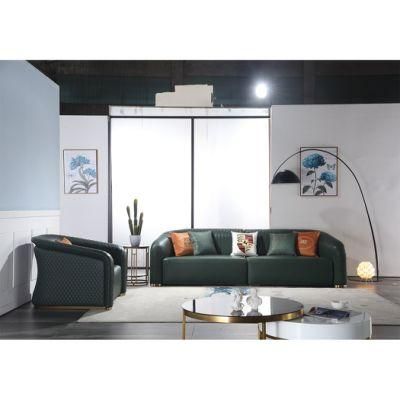 Home Modern Luxury Leather Furniture Livingroom Leather Sofa Combination Sofa