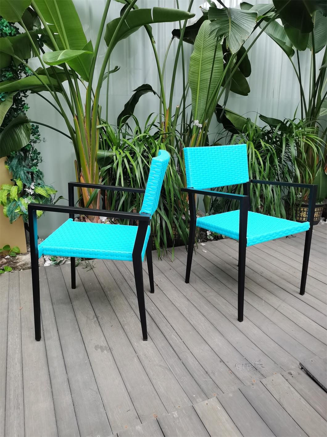 Modern Style Rattan Outdoor Garden Patio Outdoor Rattan Aluminum Furniture Chair