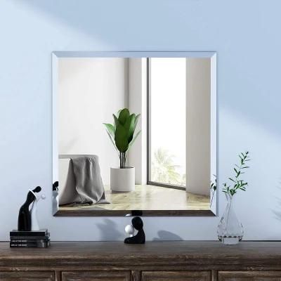 High Quality Fogless Sanitary Ware Wall Sticker Advanced Design Frameless Bathroom Mirror