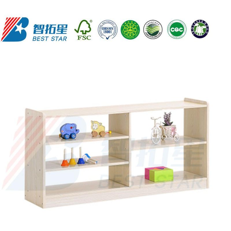 Kids Wood Storage Toy Cabinet, Kindergarten Shoe Cabinet, Children Wardrobe Cabinet, Preschool Corner Cabinet, Nursery Classroom Cabinet
