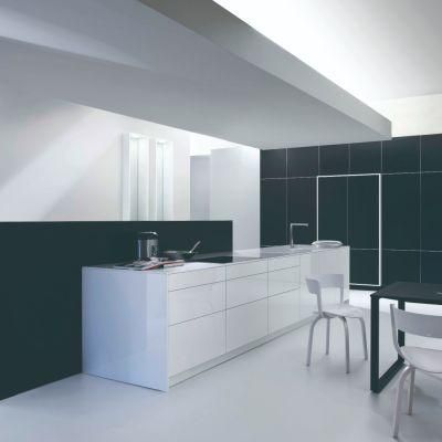 Modern Simple Luxury Kitchen Island Design Modular PVC Kitchen Cabinet Furniture