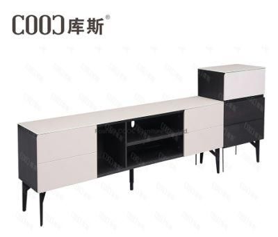 Modern Furniture High Quality Faience Craft Glass Floor Cabinet