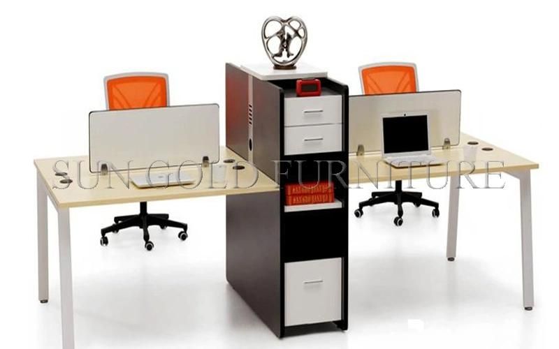 Modern Demountable Office Cubicles Call Center Desk with Bookcase (SZ-WS343)