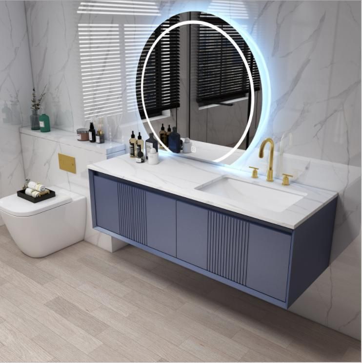 Nordic Simple Oak Rock Board Bathroom Cabinet Bathroom Sink Washbasin Washstand Combination Bathroom Cabinet