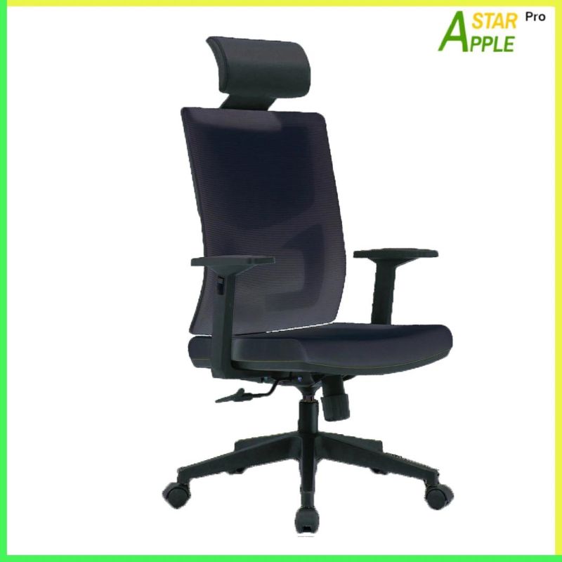 Super Comfortable Seat as-C2075 Mesh Office Chair with Leather Headrest
