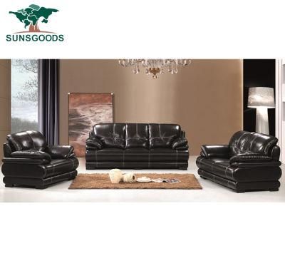 Best Selling Living Room Furniture Sofa 1 2 3 Seater High Legs Solid Wood Modern Leather Sofa