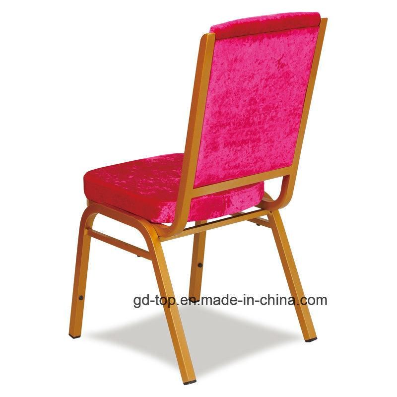 Top Furniture Foshan Metal Shine Painting Banquet Chair