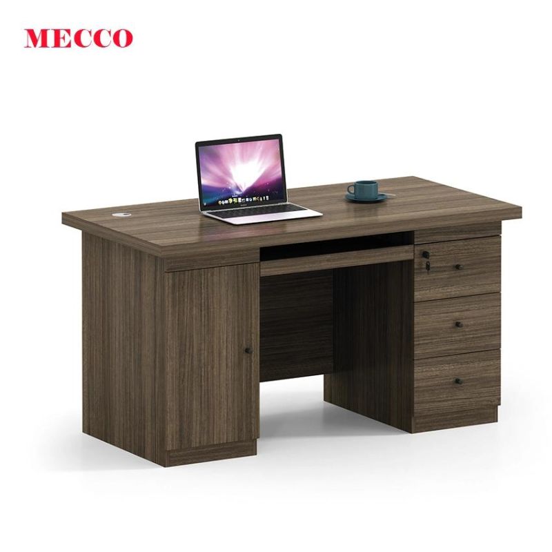 Office Desk Furniture Panel Wooden Computer Desk One Seater Staff Office Table