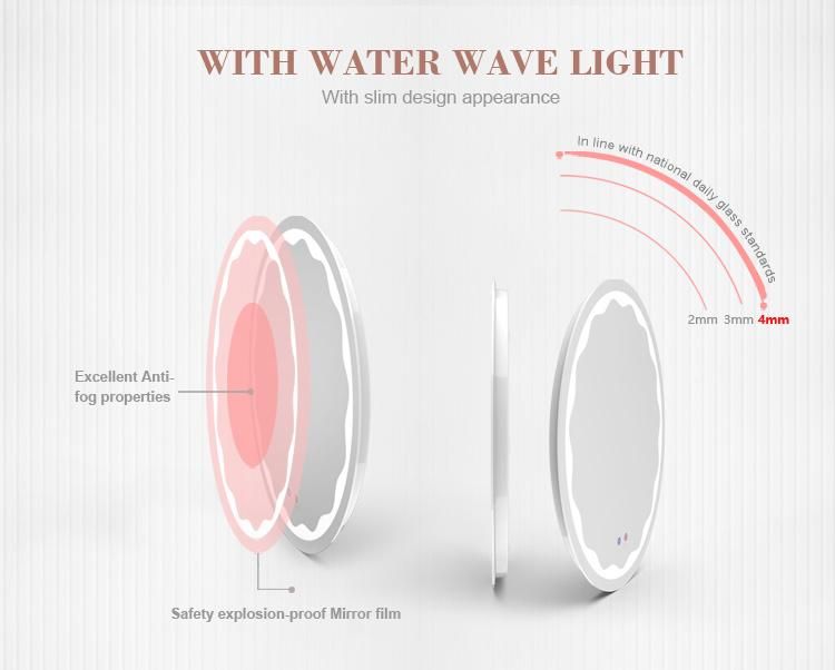 Bathroom Illuminated Round LED Backlit Mirror