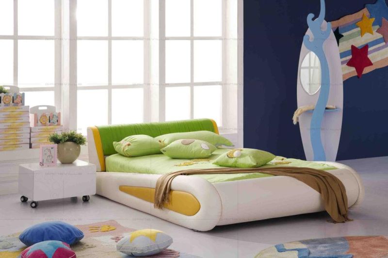 Children Furniture Lovely Kids Bed Princess Bed Single Bed for Girl Gce005
