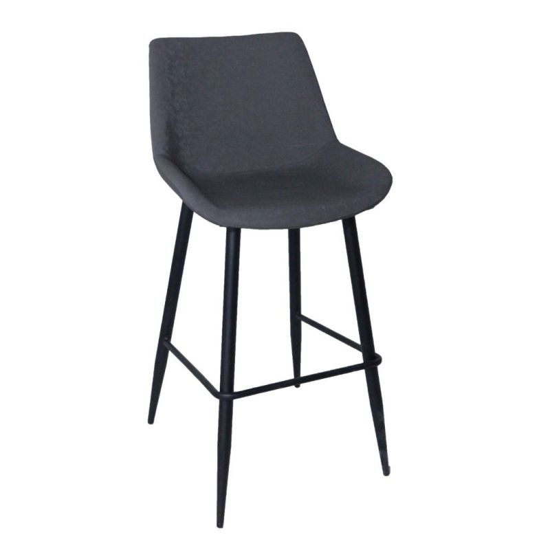 Hot Selling Modern Bar Stool Comfortable Metal Legs Chair