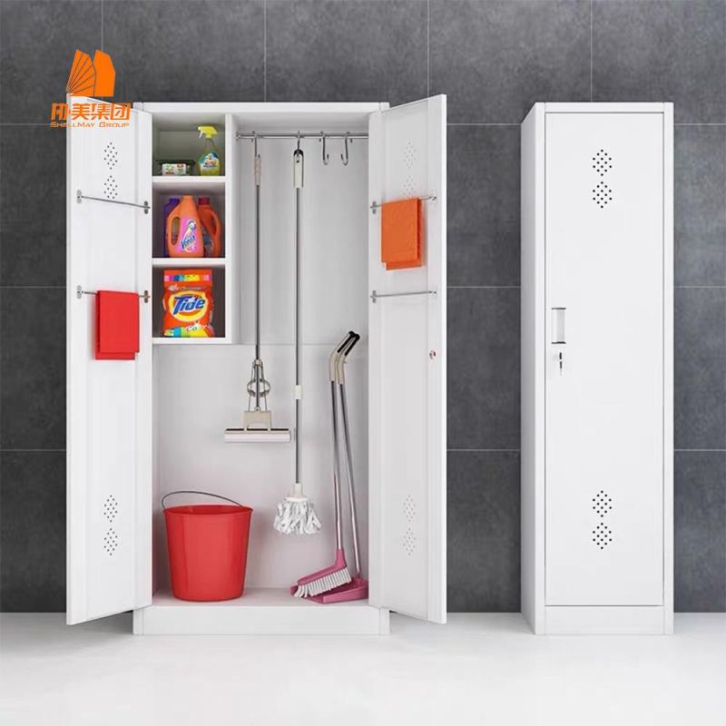 Steel Clean Tools Storage, Cleaning Supplies Storage Cabinet, Modern Home Furniture