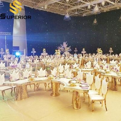 New Modern Design Saudi Arabia Style Wedding Banquet LED Table