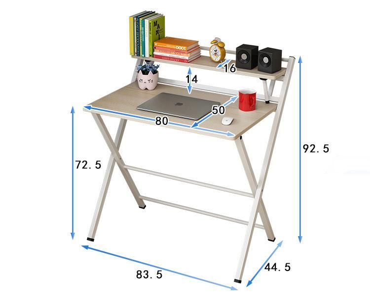 Student School Computer Desks Office Furniture Wooden Simple Folding Study Desk