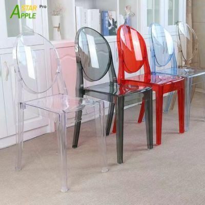 Cheap Strong Wedding Party Event Clear Crystal Plastic Resin Acrylic Chiavari Transparente Dining Chair