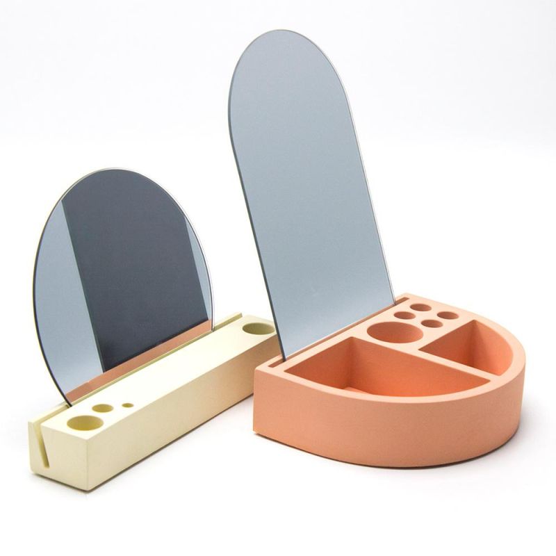 Decorative Unique Clear Bathroom Accessory Magical Mirorr New Design Terrazzo Mirror Manufacture