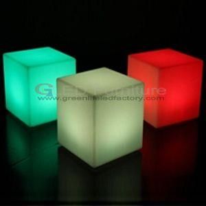 40cm Waterproof RGB LED Cube Chair Glowing Bar Table