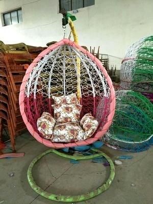 Wholesale Modern Hotel Garden Leisure Chair Home Rattan Baby Bouncers Garden Wicker Relax Swing Hanging Chair