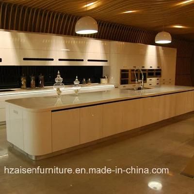 High-End Hotel Style Home Use Factory Design Modern Lacquered Kitchen Furniture