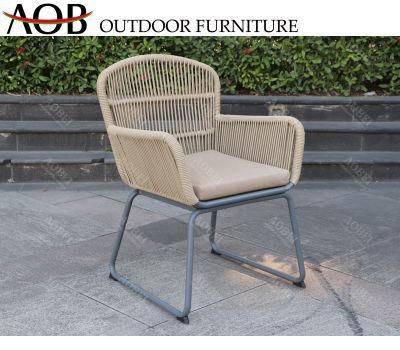 Customized Modern Outdoor Garden Home Hotel Restaurant Patio Resort Rope Dining Furniture Chair
