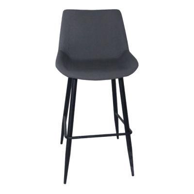 Hot Selling Modern Bar Stool Comfortable Metal Legs Chair