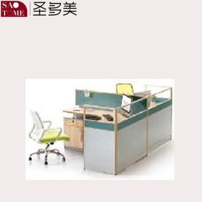 Modern Office Furniture Computer Desk Opposite Double Seat Office Desk