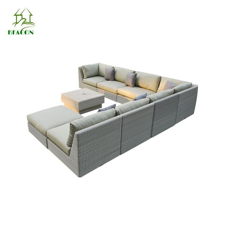 Garden Furniture Lounge Couch Modern Pool Side Sofa Outdoor Patio Furniture Sofa Sets