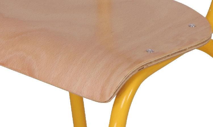 Wood Metal Kids Kindergarten Furniture Chair