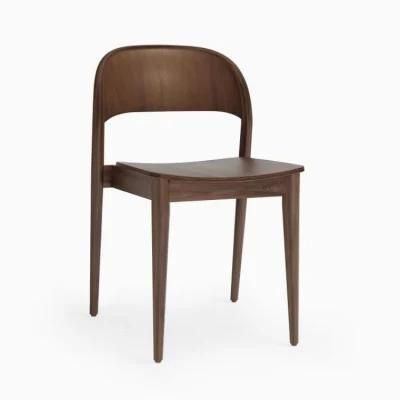 Commercial Use Nordic Modern Restaurant Stackable Wooden Dining Chair