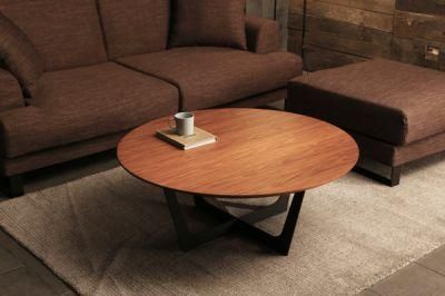 2021 Modern Round Wooden Coffee Table Dining Room Table