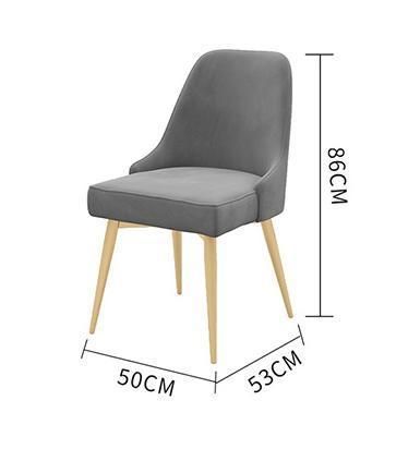 Zode Modern Dining Chair Fabric Armchair Tub Chair with Leather Back Soft Cushioned