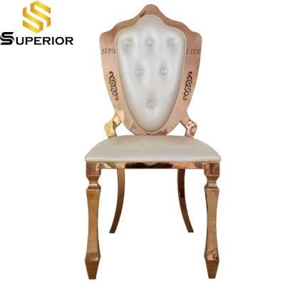 Luxury Hotel Furniture Wedding Event King Throne Dining Chair