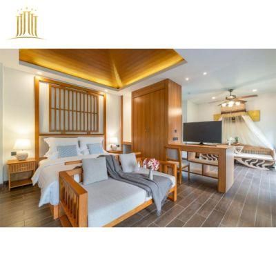 Project Order 3D Design 5 Star Thailand Hotel Furniture in Hotel Bedroom Set