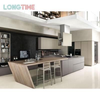 Customized Frameless Panel Kitchen Cabinet Design Fashion Design Kitchen Cabinet (KPE14)
