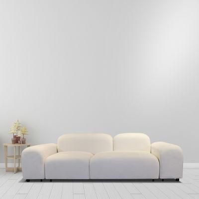 New Design Living Room Couch Sofa Set Modern Modular White Sectional Cloud Sofa Set