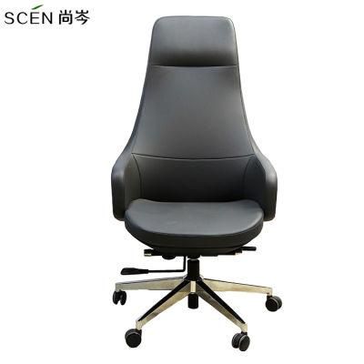 Shangcen Office Furniture Foshan High Back Modern Luxury Executive Leather Office Chairs
