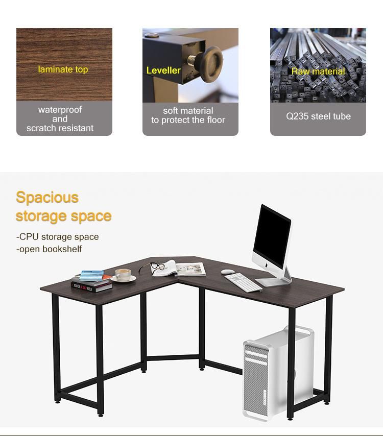 Computer Desk Office Modern L Shape Study Table