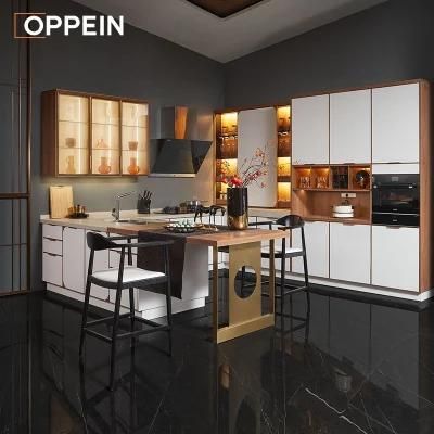 Modern Color Flat Panel High Glossy Lacquer Finish Kitchen Cabinet