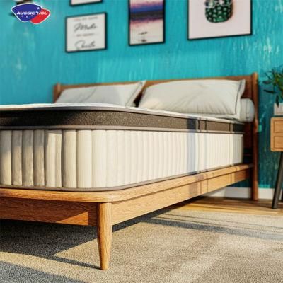 The Best Factory Aussile Roll Sleep Well Memory Gel Foam King Queen Mattress in a Box Pocket Spring Mattresses