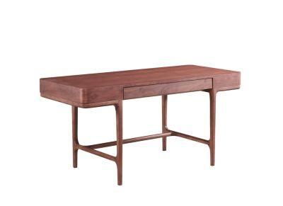 CT-806 Desk/MDF with Walnut Venner //Ash Wood Base/Modern Furniture in Home and Hotel
