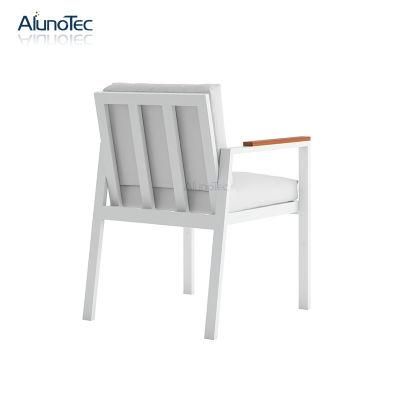 Modern Simple Style Teak Wood Arm Dining Chairs