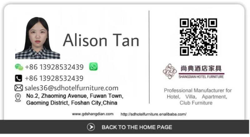 Foshan Wholesale Custom Madern Light Color Modern Style Hotel Bedroom Furniture Set for Sale