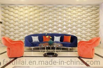 Lobby Furniture High Density Foam with Fabric or Leather Single Sofa