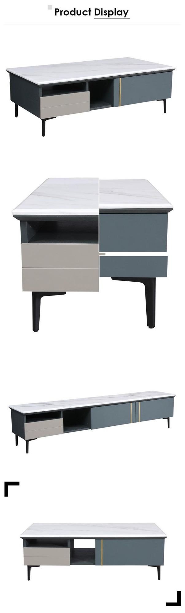 Modern Living Room Furniture TV Stand Floor Cabinet End Table