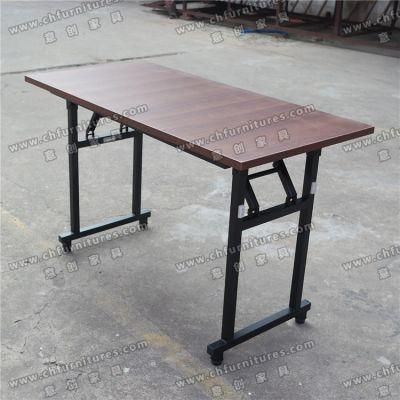 Long Plywood Folding Conference Banquet Rectangular Table Yc-T07L-01