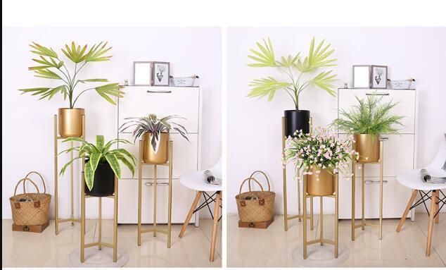 Modern Design Metal Shelf Flower Pot Planter Stand for Home Decoration