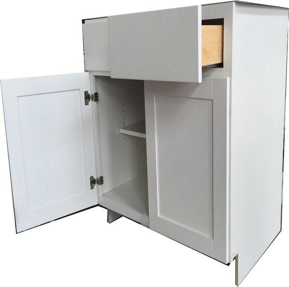 American Style Kitchen Cabinet White Shakerb36
