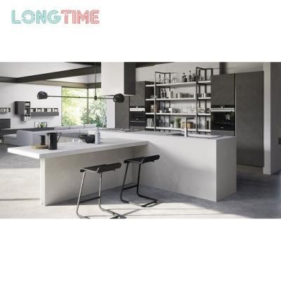 Matte Grey Kitchen Cabinet Modern Bottom Cabinet Wall Cabinet