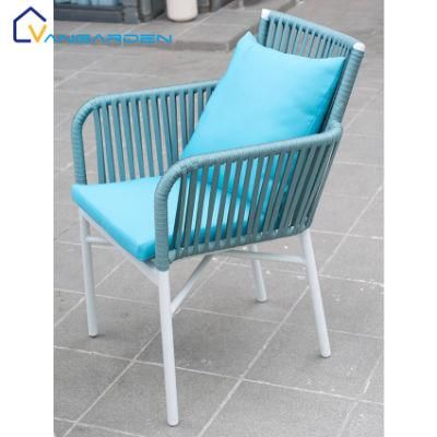 Cafe Stackable Colored Aluminum Chairs Modern Furniture Outdoor