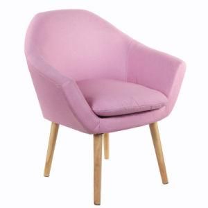 Modern Pink Color Comforatble Leisure Living Room Hotel Accent Sofa Chairs